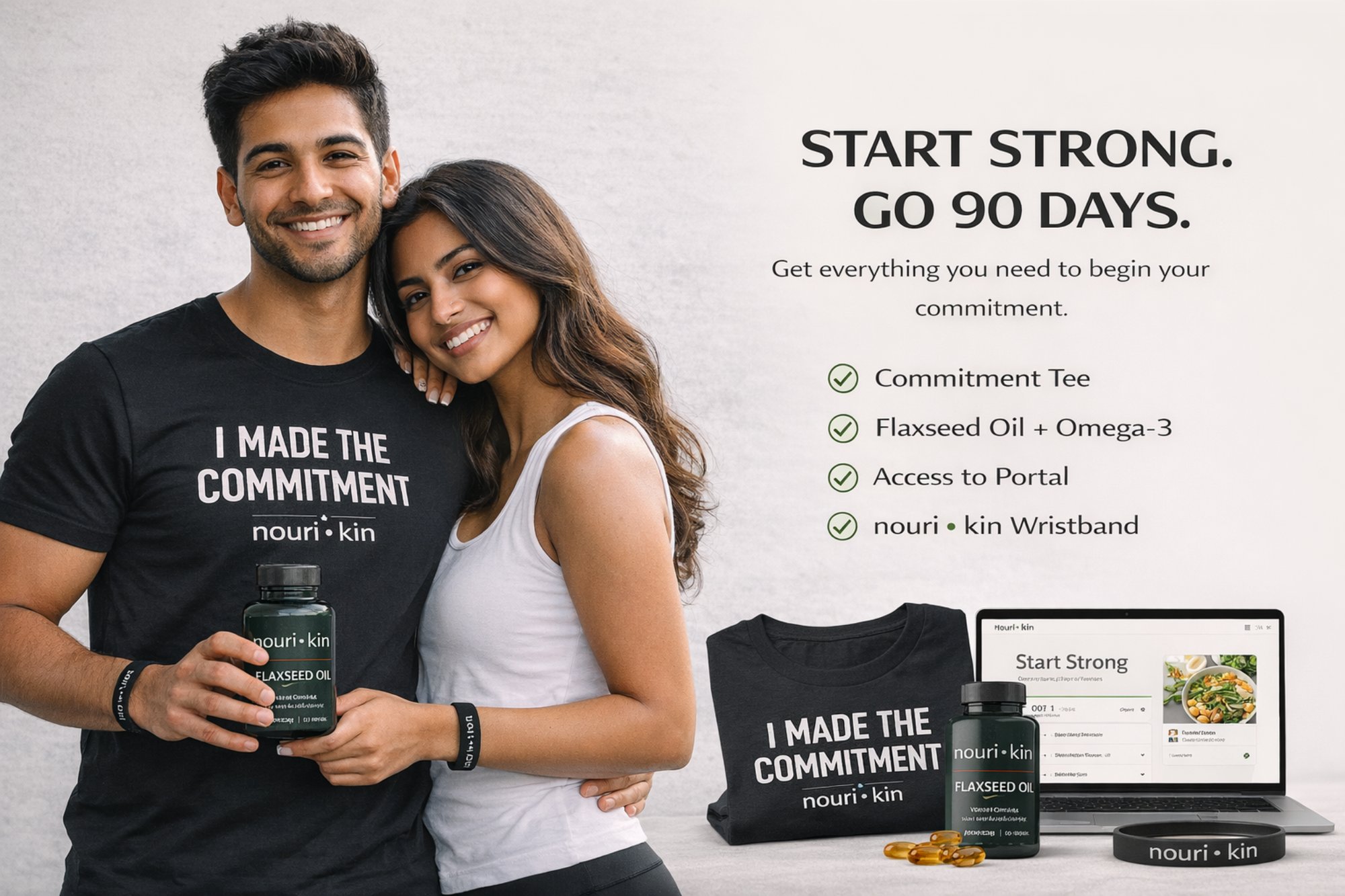 Nouri Kin starter kit for two adult members